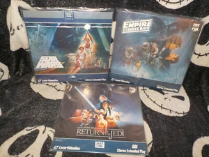 Star Wars/ Empire Strikes Back/ Return of the Jedi Laserdisc 1st Eds Free Ship - Picture 1 of 8