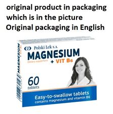 MAGNEZ + VIT B6 Magnesium with Vitamin B6 ( 60 ) tablets magne b6 exp.03.2025