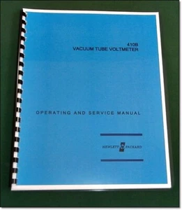 HP 410B Operating & Service Manual: w/11"X17" Schematic & Protective Covers - Picture 1 of 1