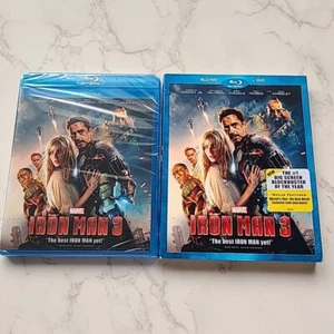 Iron Man 3 NEW BluRay And DVD with Slip cover 2013 Roberts Downey Jr. FAST SHIP! - Picture 1 of 7