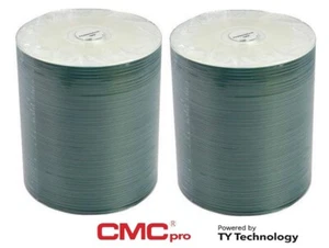 200 Genuine Taiyo Yuden JVC CMC PRO PRINTABLE Blank CD-R 48x 52X 80min CD discs - Picture 1 of 2