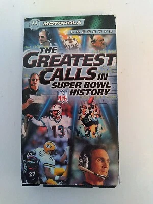 MOTOROLA PRESENTS THE GREATEST CALLS IN SUPER BOWL HISTORY - VHS  - Image 1 of 3