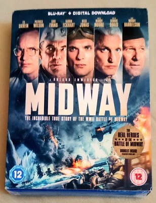 Midway BD (Blu-ray) New/Sealed Woody Harrelson Ed Skrein Patrick Wilson (UK) - Image 1 of 2