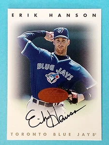 1996 Leaf Signature Series Auto Erik Hanson Toronto Blue Jays ⚾ - Bild 1 von 2