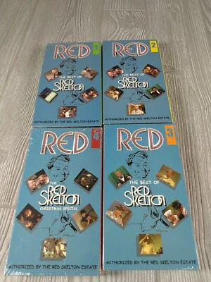 The Best Of Red Skelton & The Christmas Special Set of 4 VHS tapes Comedy - Image 1 of 4