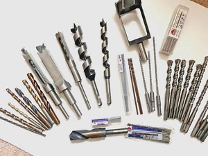66pcs Mixed Assortment of Drill Bits Tenon Mortise Bit SDS Drill for Wood Metal - Picture 1 of 9