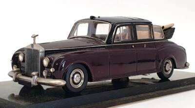 FYP 1/43 Scale FYP24921 - Rolls Royce Phantom V Queen Mother - Claret/Black - Photo 1/4