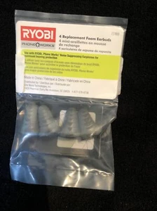 RYOBI 4 Pack Replacement Foam Earbuds - Picture 1 of 2