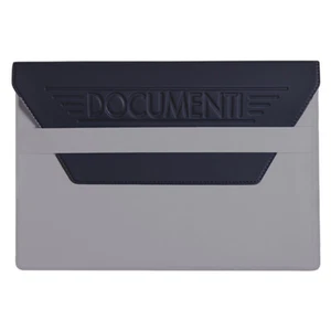 PORTA DOCUMENTI PERSONALIZZATO PORTA LIBRETTO ASSICURAZIONE AUTO GRIGIO 50 PZ - Foto 1 di 3