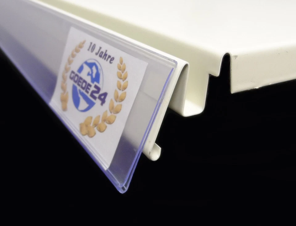 GOEDE24 Preisschiene 100x4 cm neu 10x transparent selbstklebend Scanningschiene DBR39