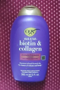 OGX Thick & Full + Biotin & Kollagen Volumen Conditioner 13 flüssige Unzen Neu - Bild 1 von 1
