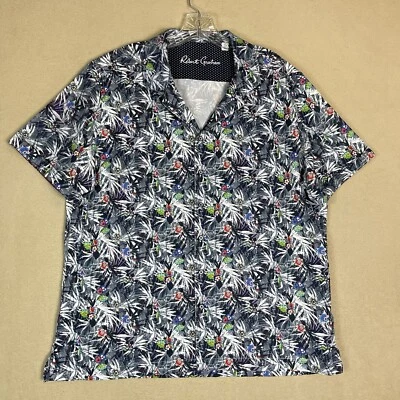 Robert Graham Shirt Mens XL Multicolor Floral Catch Waves Classic Fit Stretch - Image 1 of 4