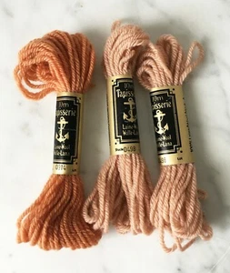 Anchor Tapisserie 100% Wool Tapestry Yarn - Full & Partial 3 Skeins #0914 #0498 - Picture 1 of 3