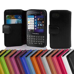 Case for Blackberry Q5 Protection Wallet Phone Cover Book Magnetic