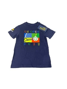 Polo Ralph Lauren U.S. Open 2022 T-Shirt Navy Blue Multicolor Size 4T New - Picture 1 of 5