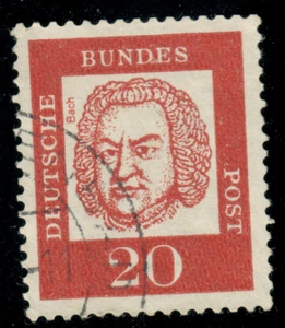 Germany, West - 1961 - Famous Germans - Johann Sebastian Bach - 20Pfg - #2260 - Picture 1 of 1