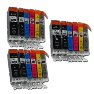 KIT 18 Cartucce per Canon PGI 550XL CLI 551XL Pixma MG7150 MG7550 IP8750 MG7100 - Foto 1 di 1