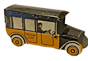 Vintage Cracker Jack Premium Prize Yellow Cab - Picture 1 of 6