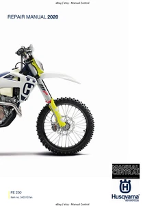 HUSQVARNA 2020 - FE 250 - WORKSHOP SERVICE REPAIR MANUAL REPRINTED - Picture 1 of 6