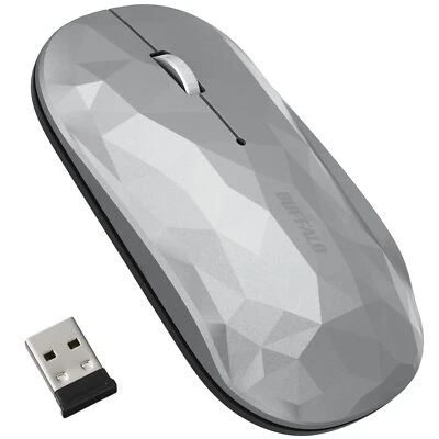 Buffalo Wireless Mobile Mouse 2.4GHz Receiver Included FLEXUS Thin and - Image 1 of 4