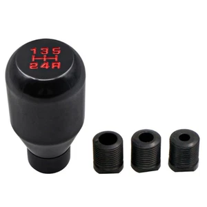 Metal Shift Knob Handle for 5 Speed Manual Transmission with Threaded Adapters - Picture 1 of 32