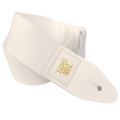 Ernie Ball Polypro 吉他表带皮革标签原声电黑色红色及更多 — 第 1/4 张图片