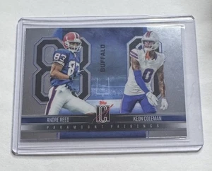 Andre Reed/Keon Coleman -2024 Topps Signature Class Paramount Pairings Buffalo - Picture 1 of 6
