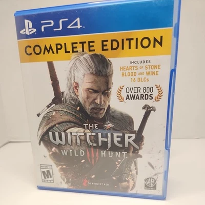 CIB : PS4 Complete Edition Witcher 3 Wild Hunt - Image 1 of 4