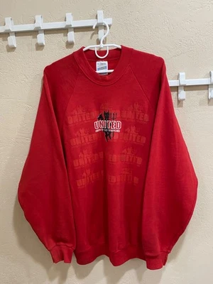 Manchester United Vintage 90s Football Sweatshirt Retro Size XL - image 1 of 4