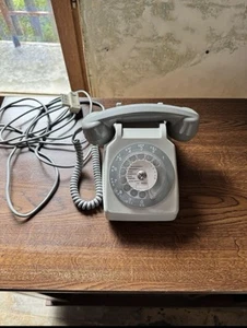 Téléphone Vintage Socotel S63 Gris – Année 1981 – Déco Rétro/Collector - Zdjęcie 1 z 2