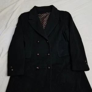 Vintage Forecaster of Boston Coat Womens 13/14 Wool Trench Double Breasted 60s - Picture 1 of 10
