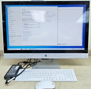 HP 27-R014 - 27" Pantalla Táctil AIO - i7-7700T @ 2.90GHz 12GB RAM 1TB SSD Leer Desc - Imagen 1 de 6