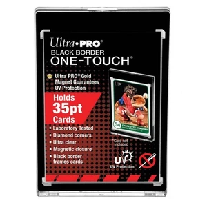 Ultra PRO - 35PT UV ONE-TOUCH Magnetic Holder - Black Border - New & Sealed - Imagen 1 de 3