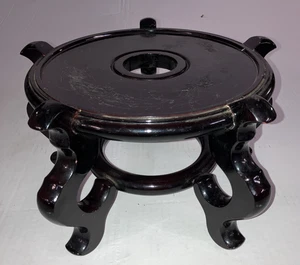 Chinese Handmade Large Wood Stand for Vase or Statue, Interior Design - Imagen 1 de 10