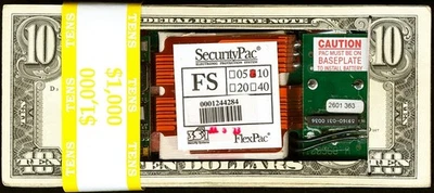 Disarmed Exploding  $10 Dye Pack - FASCINATING! - Image 1 of 2