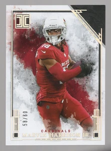 MARVIN HARRISON JR. 2025 PANINI IMPECCABILE ARGENTO #58/60 *ARIZONA CARDINALS* #1 - Foto 1 di 2