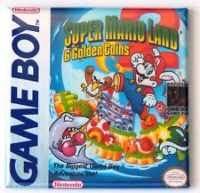 Super Mario Land 2 FRIDGE MAGNET video game box