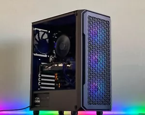 New Gaming PC Computer Nvidia RTX 4060 AMD Ryzen 7 32GB 2TB SSD Windows 11 RGB - Picture 1 of 10