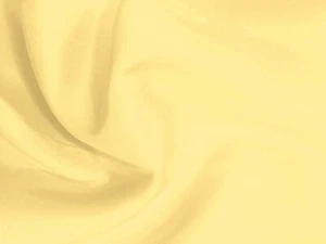 2-1/3 Yd-Remnant BANANA YELLOW Low Sheen PEAU DE SOIE Medium Weight SATIN Fabric - Picture 1 of 3