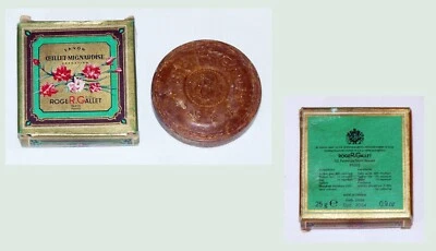 Vintage Roger Gallet Ceillet Mignardise Reisegröße Seife 25g - Bild 1 von 3