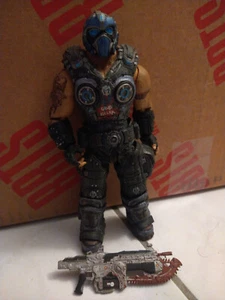 NECA Gears of War 3Clayton Carmine Loose Action Figure Nice Complete 7" - Picture 1 of 4