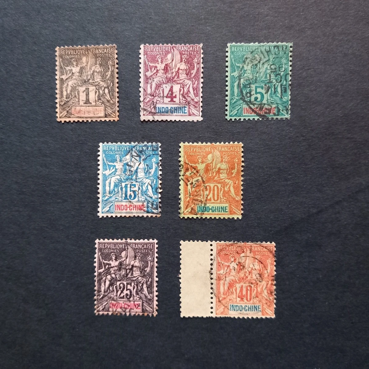 Prophila Collection Briefmarken-Set - 25 Verschiedene Marken Aus Französisch-Indochina, Für Sammler