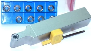 10x RCGT 1204M0-AL K10  + 1 Halter SRDCN 20x20 M12    für  NE-Metalle - Picture 1 of 1