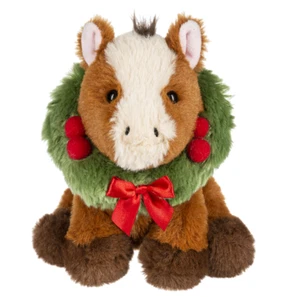 Ganz Yuletide Plush 7" Horse HX11731 New with Tags - Picture 1 of 2