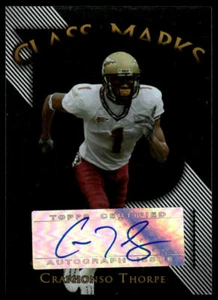2005 Topps Draft Picks & Prospects #CM-CT Craphonso Thorpe Auto Silver #/50 - Picture 1 of 2