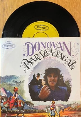 DONOVAN & THE JEFF BECK GROUP  SWEDEN  PS 7" SINGLE  GOO GOO BARABAJAGAL / TRUDI - Image 1 of 4