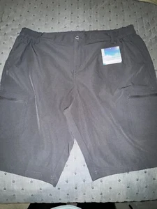 WILLIT Men's XXL HIKING CARGO  SHORTS w/ ZIP POCKETS - Water-Repellent - Gray - Picture 1 of 6