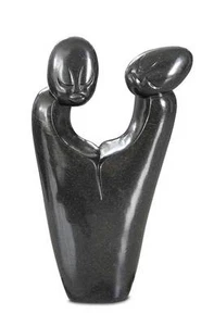 INCREÍBLE ESCULTURA DE PIEDRA "CABEZAS PARLANTES" HECHA A MANO H 60 cm. 34 kg. COLUMNA 399 GBP - Imagen 1 de 2