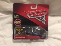 Disney Pixar Cars 3 JACKSON STORM WITH PISTON CUP TROPHY Diecast TOKYO DRIFT