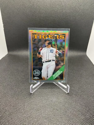 2023 Topps Chrome - 1988 Topps Baseball 35th Anniversary 88BC-4 Miguel Cabrera  - Image 1 of 2
